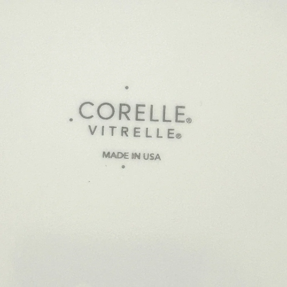 Corelle Portofino Salad Plates Italian Coastal Blue White 8.5